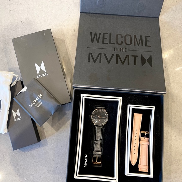 MVMT Boulevard ladies watch - Gift Set black & pink - Picture 5 of 7